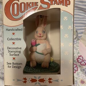 Easter Cookie Stamp Bunny Figurine Figure Fox Run Craftsmen